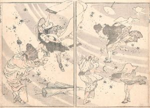 Hokusai, Gust of wind, Manga 1820