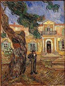 Vincent Van Gogh, Hôpital à Saint Rémy, 1889. Licence libre de droit WIkipedia