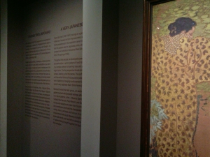 Photographie de l'exposition Bonnard, peindre l'Arcadie (J.D.)